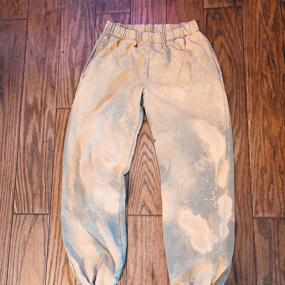 Pac Sun John Galt Baggy Tie Dye Mid Rise Joggers With Pockets - Picture 2 of 5